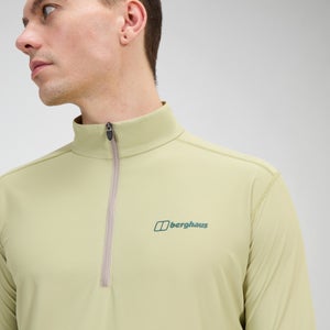 Men's 24/7 Half Zip Long Sleeve Tech Tee - Natural