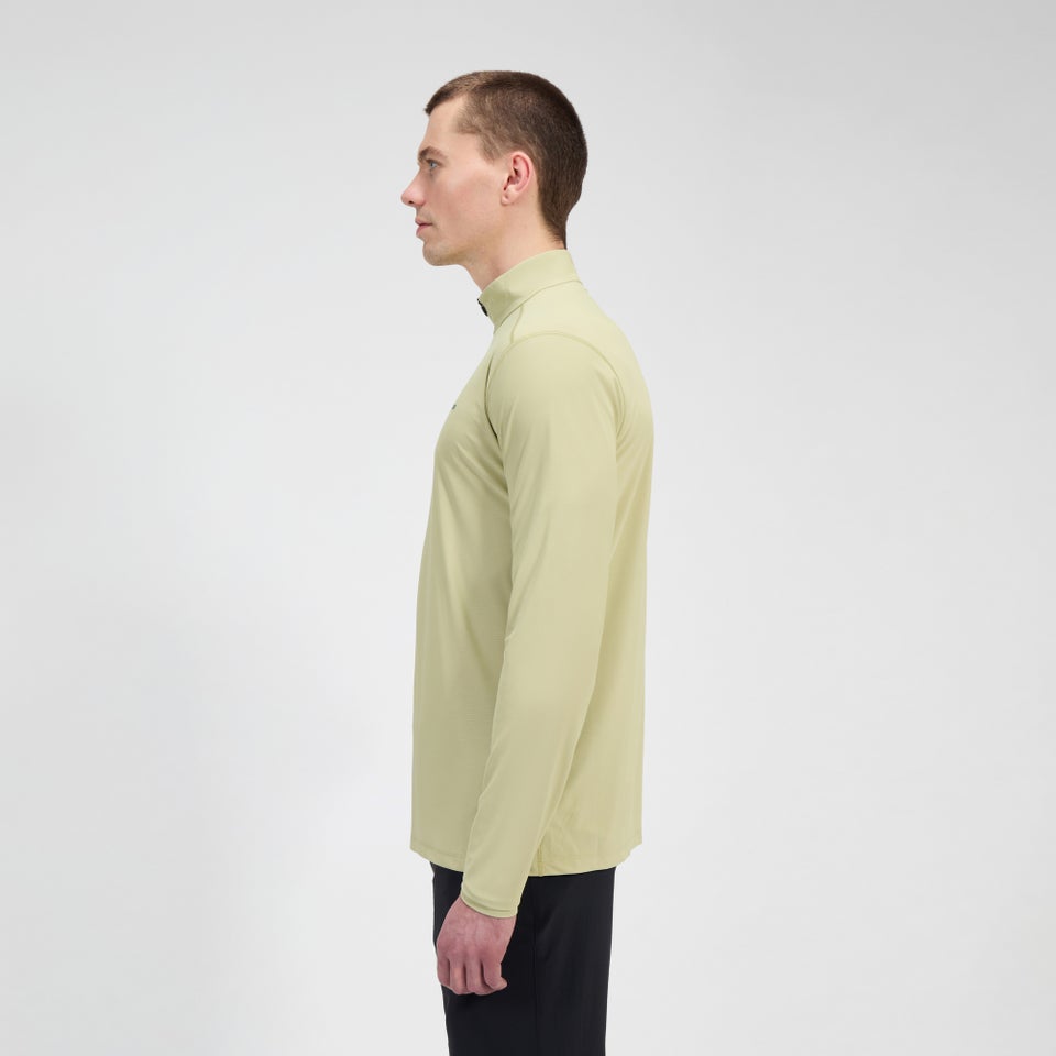 Men's 24/7 Half Zip Long Sleeve Tech Tee - Natural