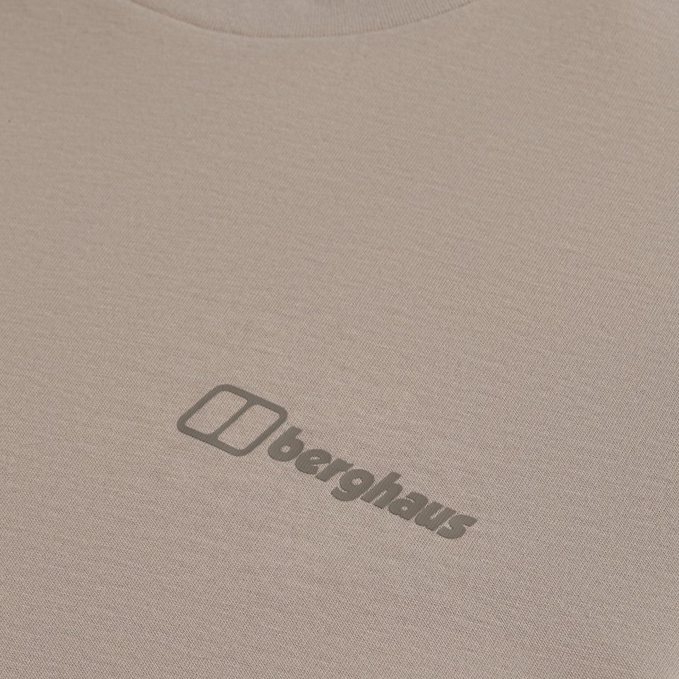 Men's Berghaus Center Logo Tee - Grey