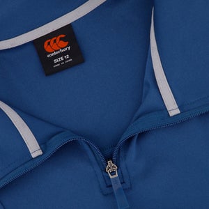 Womens Tempo+ 1/4 Zip Top Blue