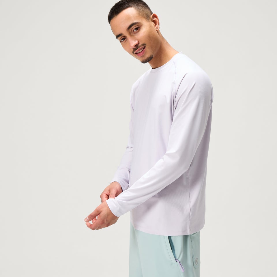 Men's SulTrac L/S Tee - Lavender Blue