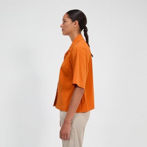Women's Explorer Short Sleeve Overshirt - Orange