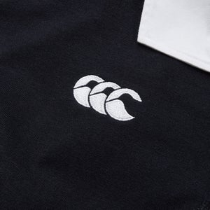 Mens Solid Dye Rugby Jersey Black