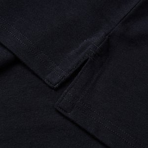 Mens Solid Dye Rugby Jersey Black