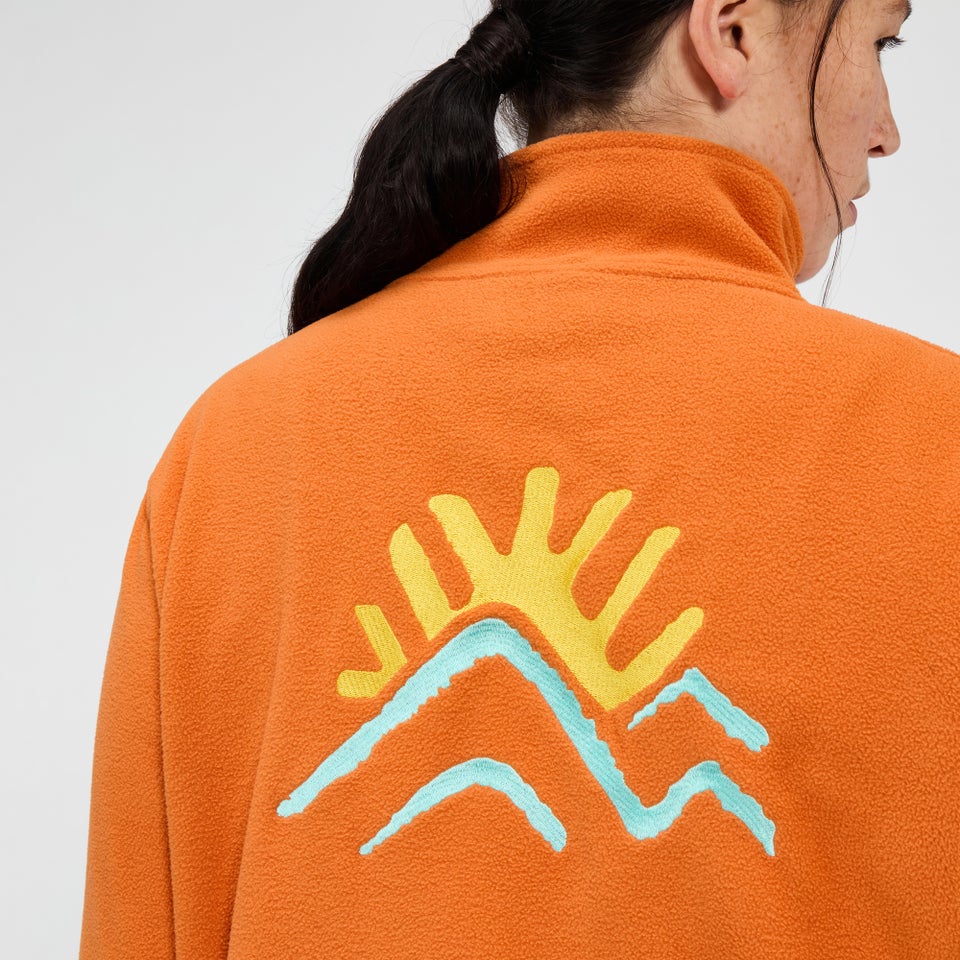 Unisex Sunned Peak Interactive Fleece - Orange