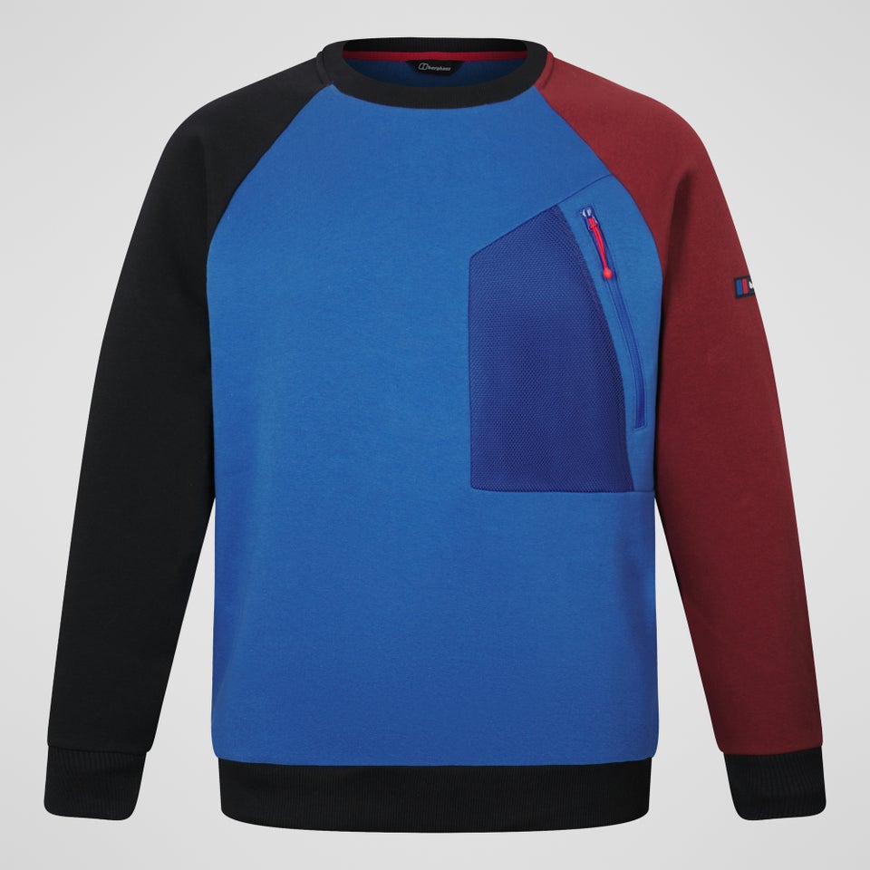 Unisex Storm 25 Crew Sweater - Blue/Red
