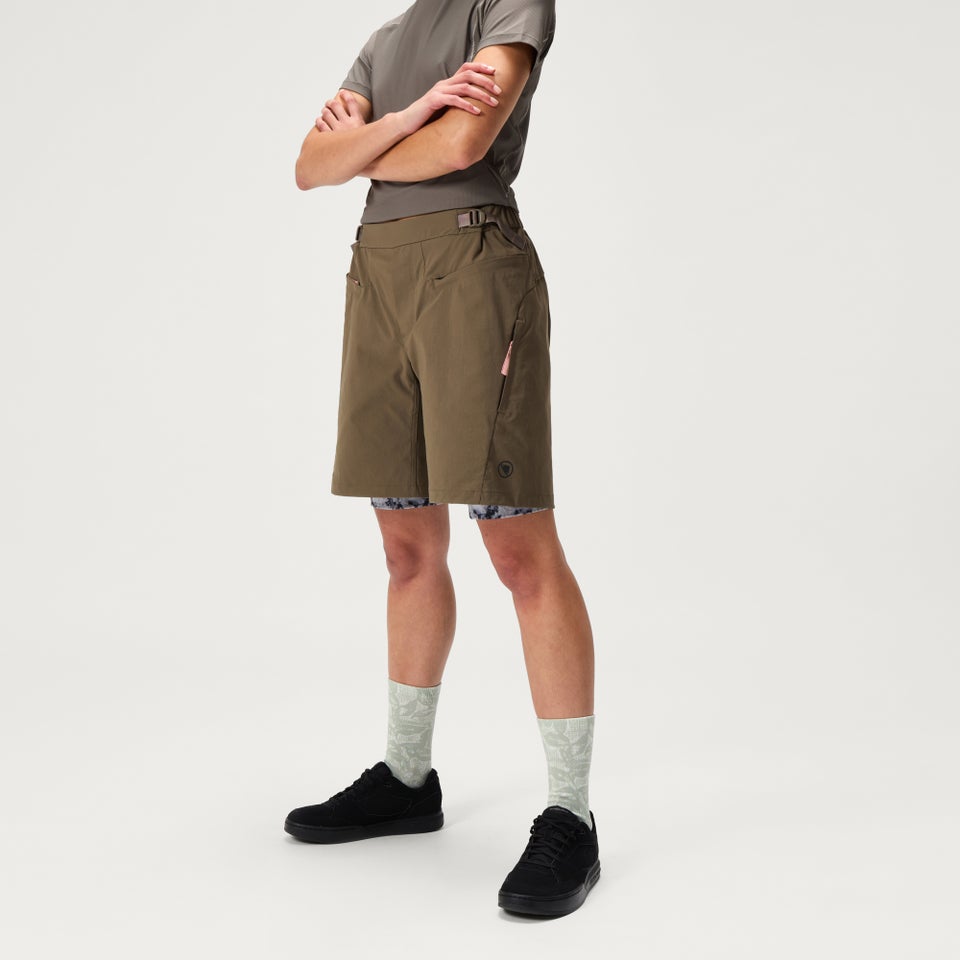 Women's SulTrac Adv 8" Shorts (With Liner) - Bungee Cord