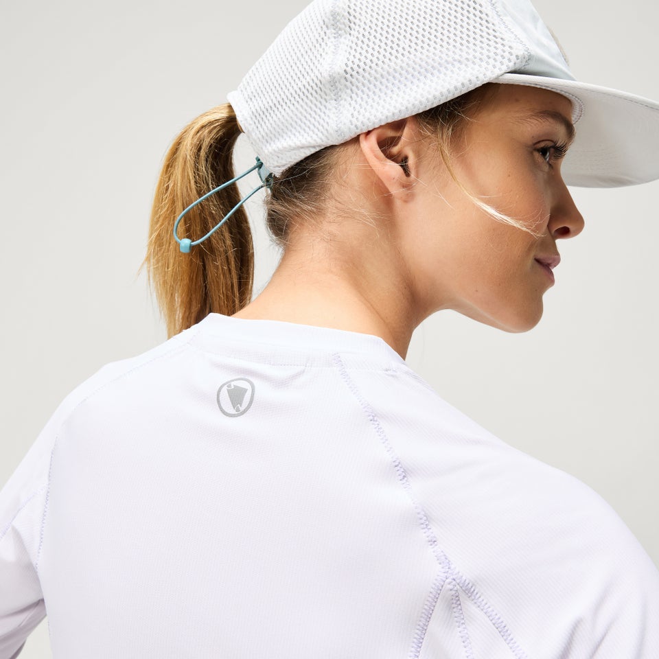 Women's SulTrac L/S Crop Tee - Lavender Blue