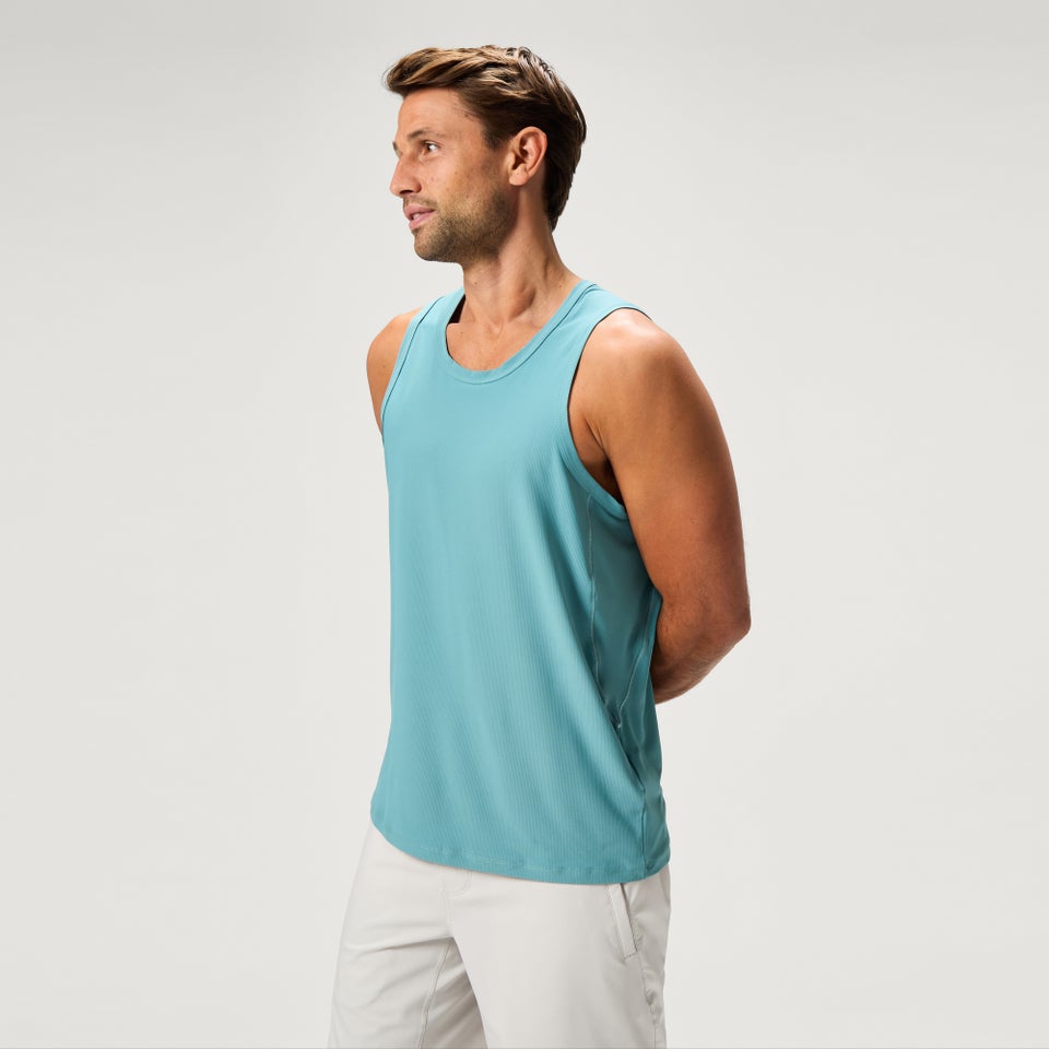 Men's SulTrac Tank Top - Mineral Blue