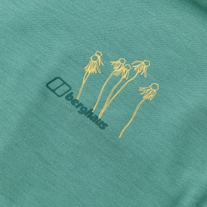 Women's Coneflower Short Sleeve Tee - Green