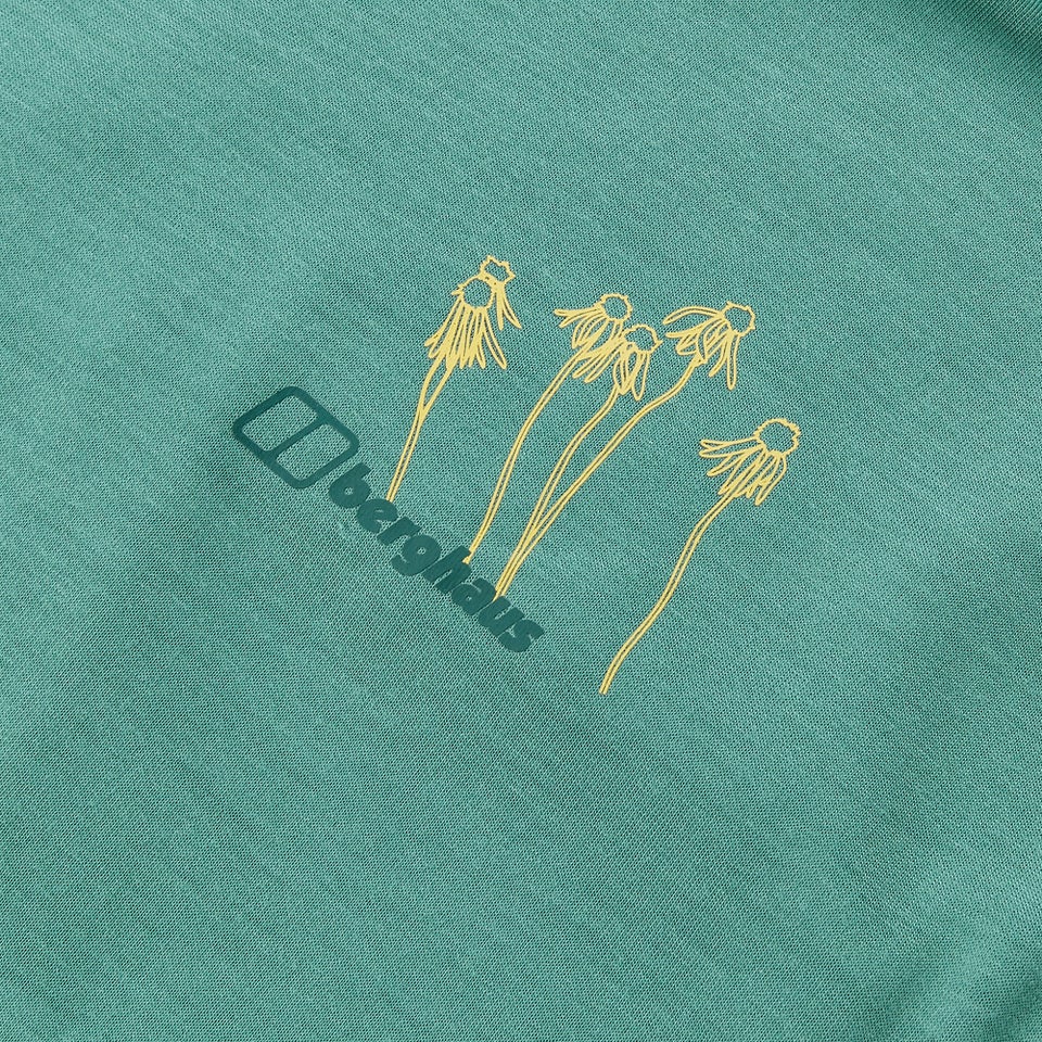 Women's Coneflower Short Sleeve Tee - Green