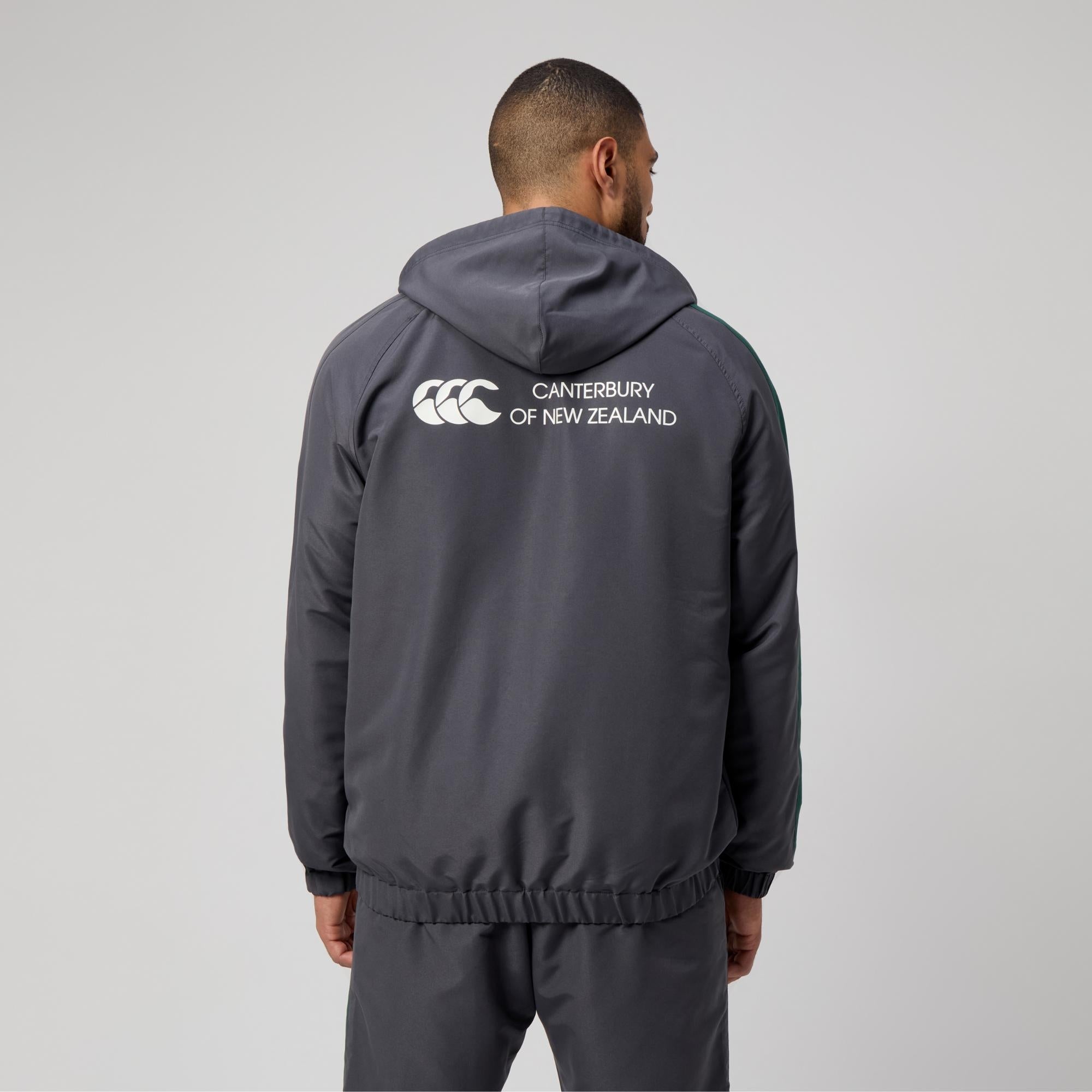 MENS LEGENDS QUARTER ZIP JACKET EBONY | Canterbury Australia