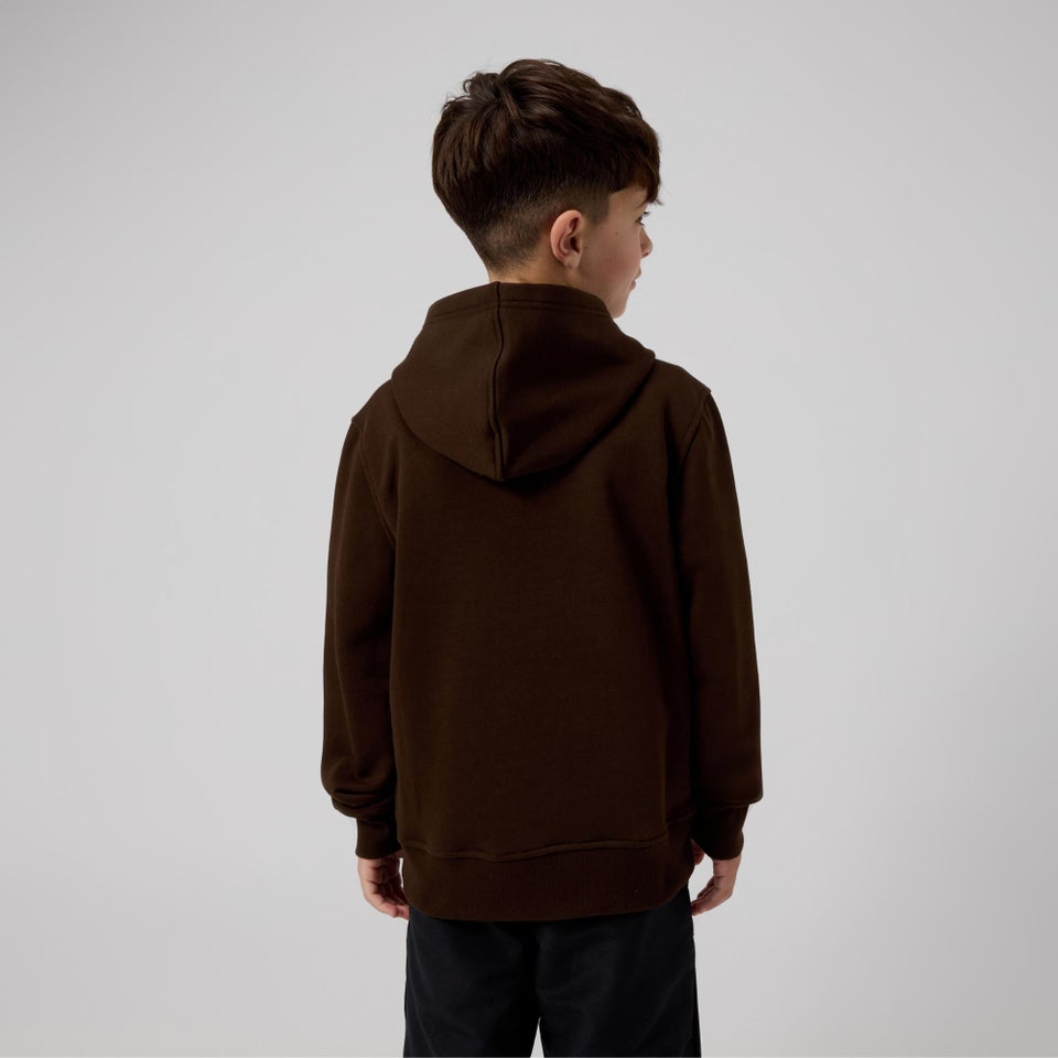 KIDS UGLIES HOODIE BROWN
