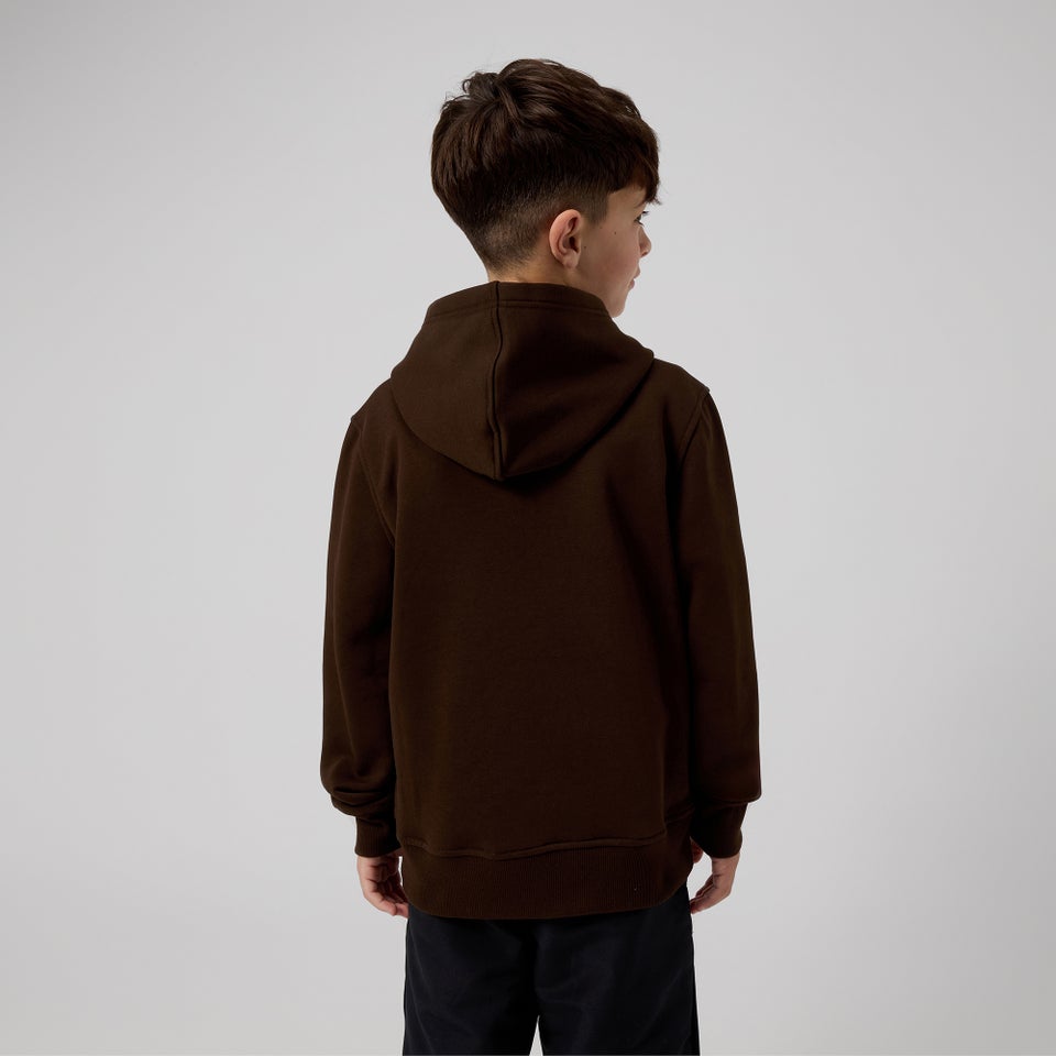 KIDS UGLIES HOODIE BROWN