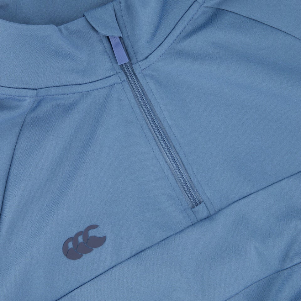 Mens Tempo+ 1/4 Zip Top Blue