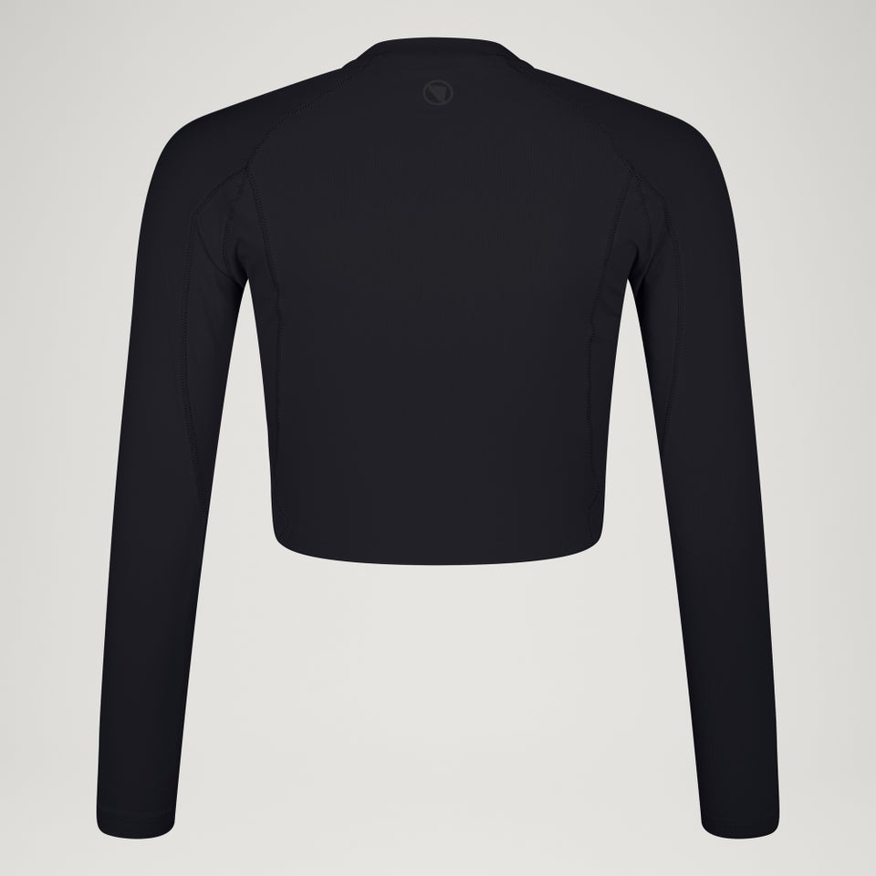 Women's SulTrac L/S Crop Tee - Moonless Night