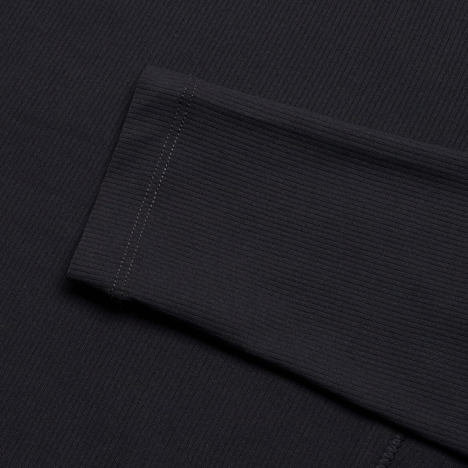 SULTRAC langärmeliges Crop-T-Shirt Damen - Schwarz