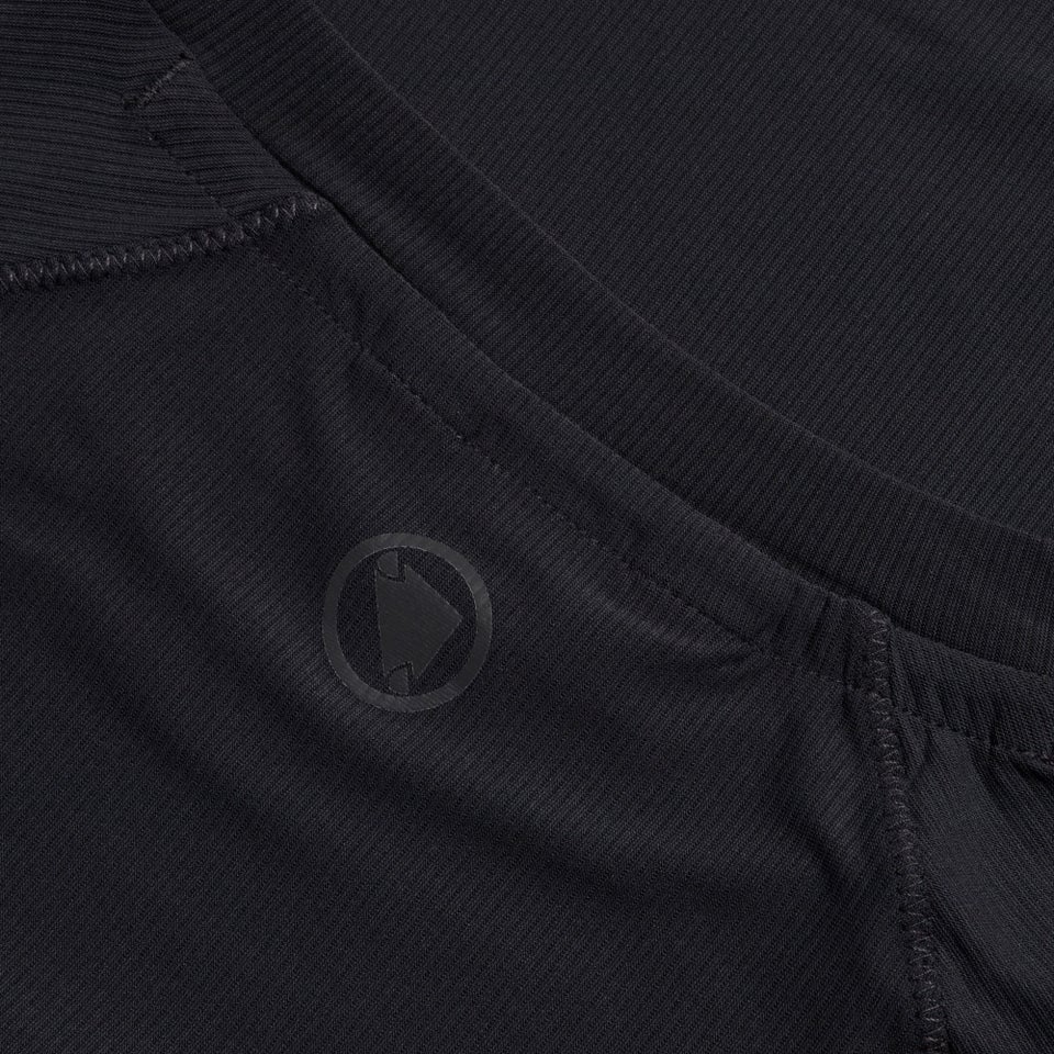 SULTRAC langärmeliges Crop-T-Shirt Damen - Schwarz