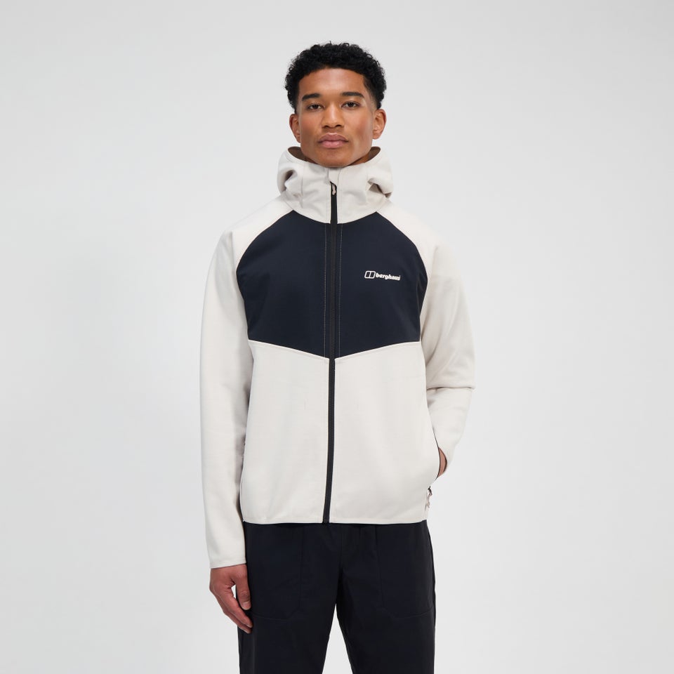 Trawden Hybrid-Jacke für Herren - Grau/Schwarz