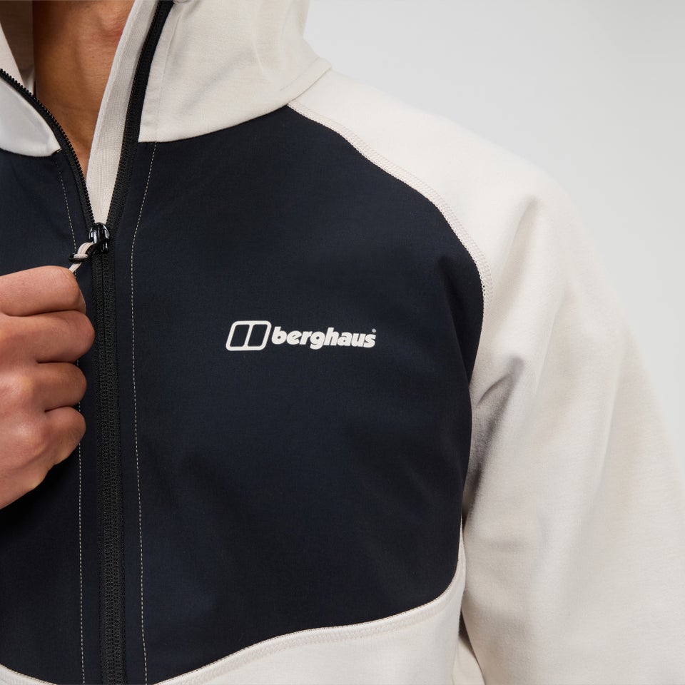 Trawden Hybrid-Jacke für Herren - Grau/Schwarz