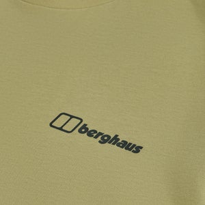 Center Logo Tee für Herren - Beige