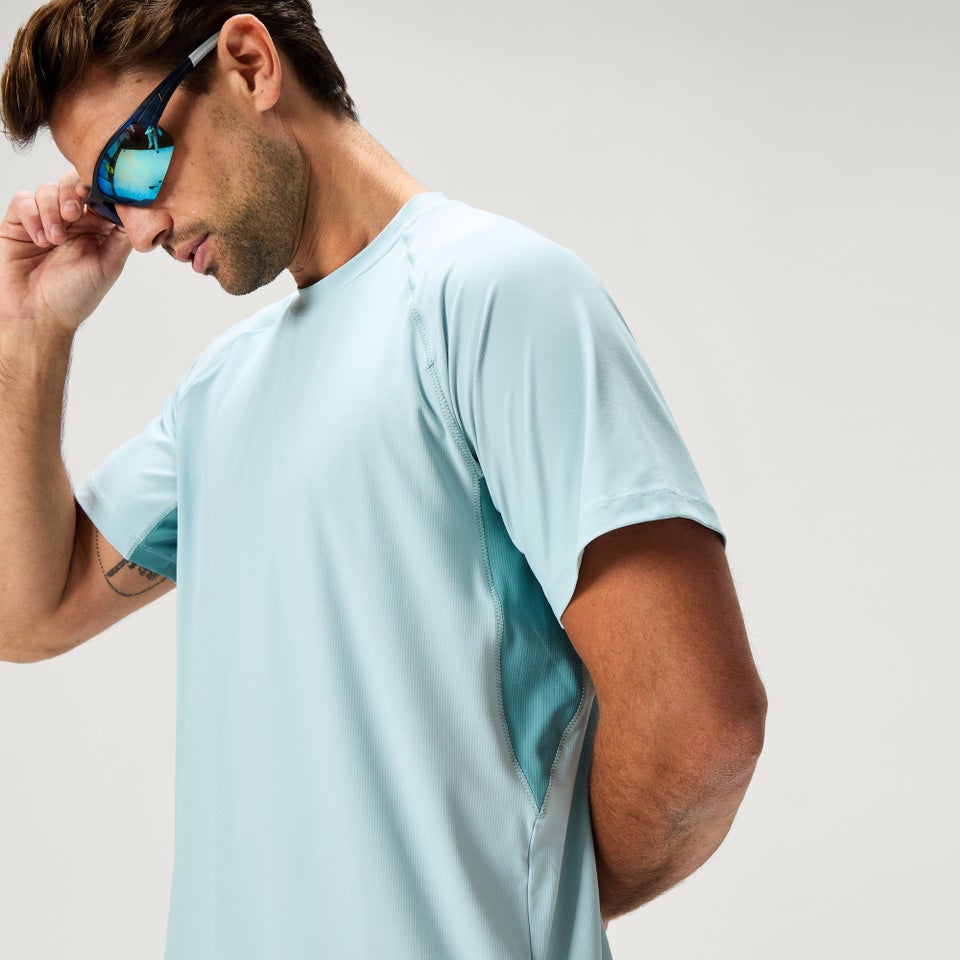 SULTRAC kurzärmeliges T-Shirt für Herren - Blau