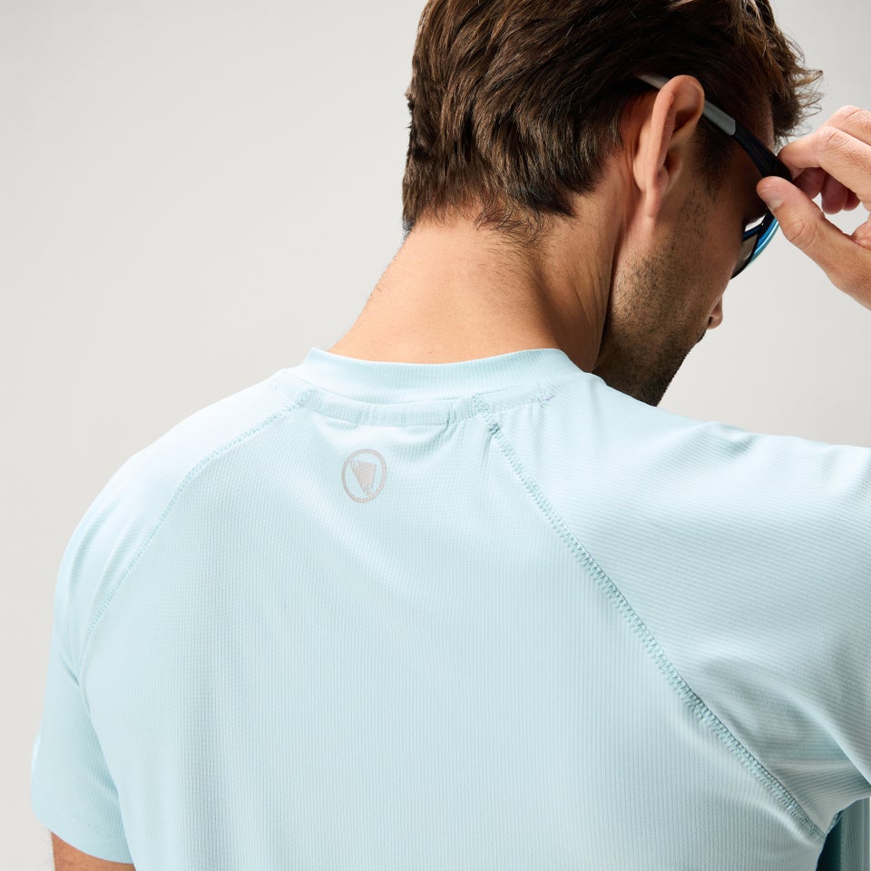 SULTRAC kurzärmeliges T-Shirt für Herren - Blau