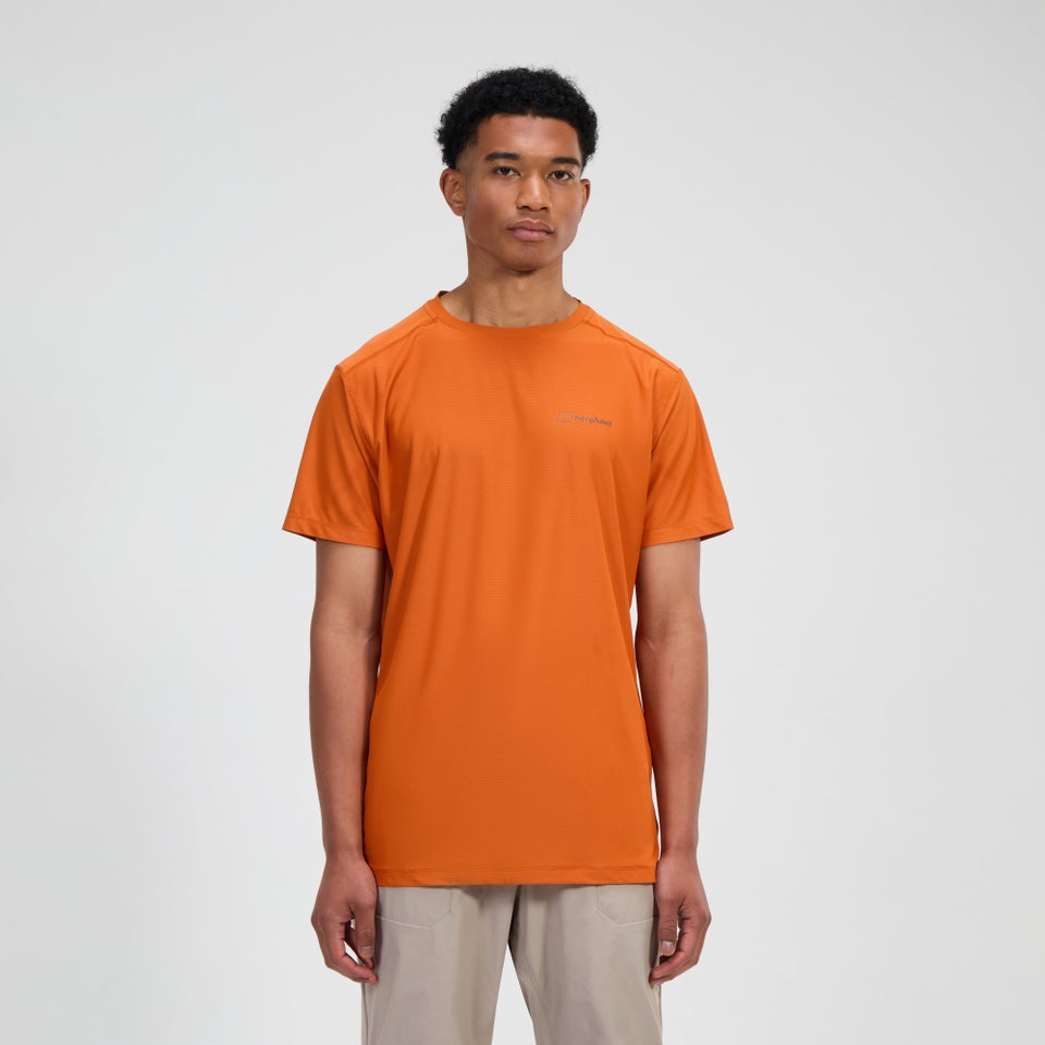Men's 24/7 Crew Short Sleeve Tech Tee - Orange