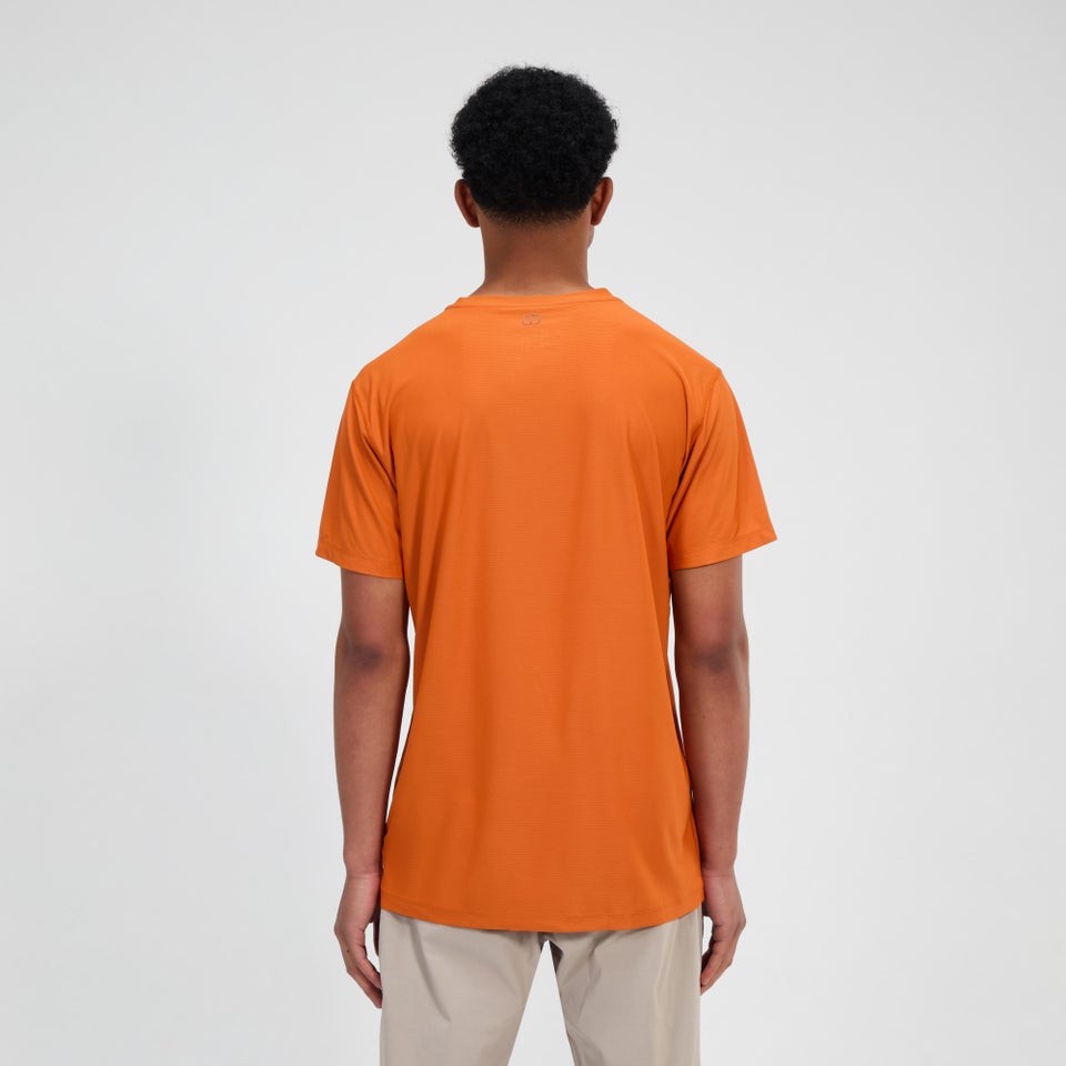 Men's 24/7 Crew Short Sleeve Tech Tee - Orange