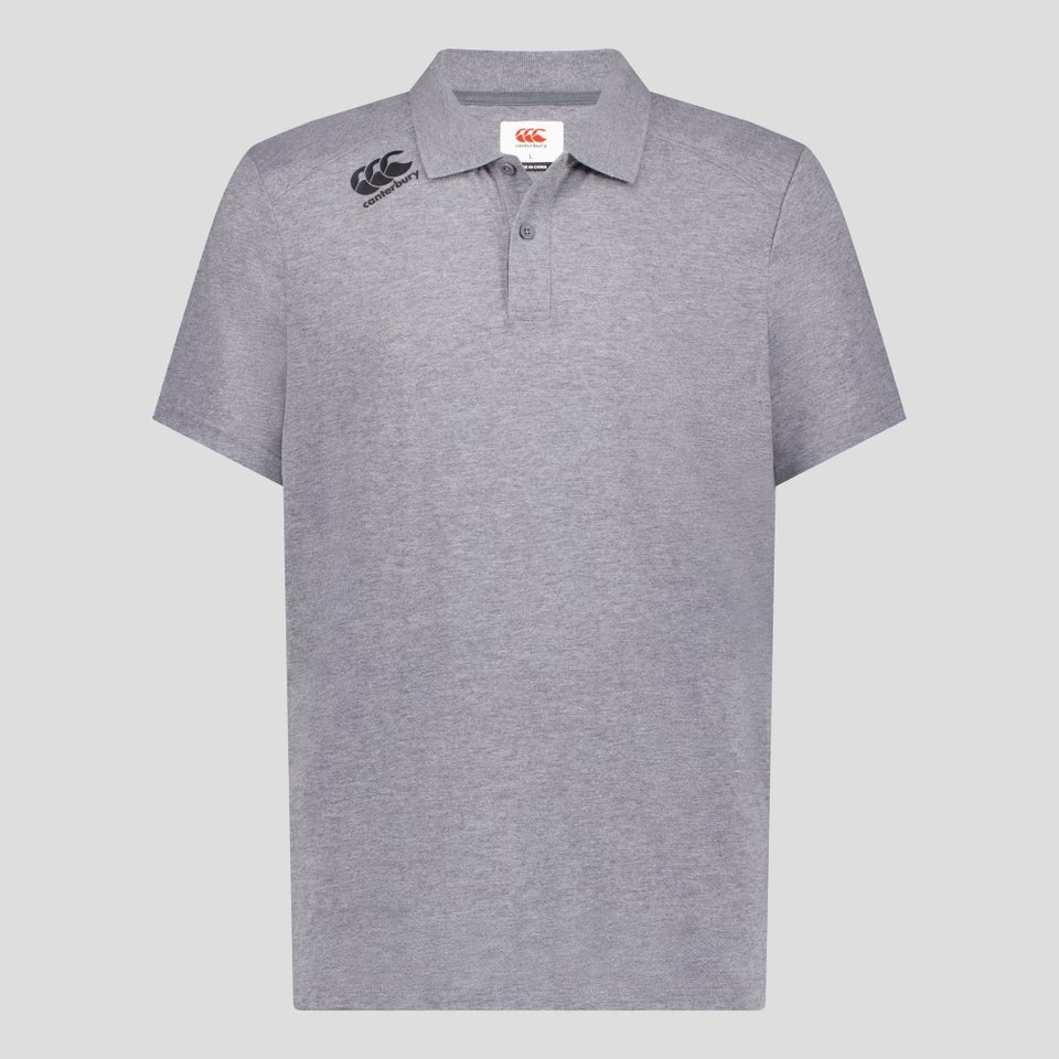 Mens Vapodri Tempo Polo Shirt Grey Marl