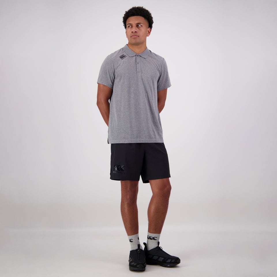 Mens Vapodri Tempo Polo Shirt Grey Marl