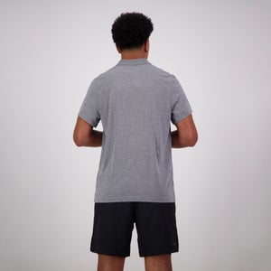 Mens Vapodri Tempo Polo Shirt Grey Marl