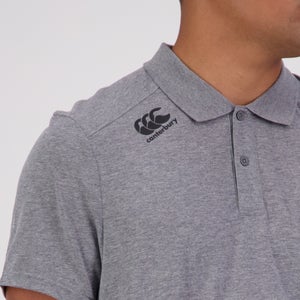 Mens Vapodri Tempo Polo Shirt Grey Marl