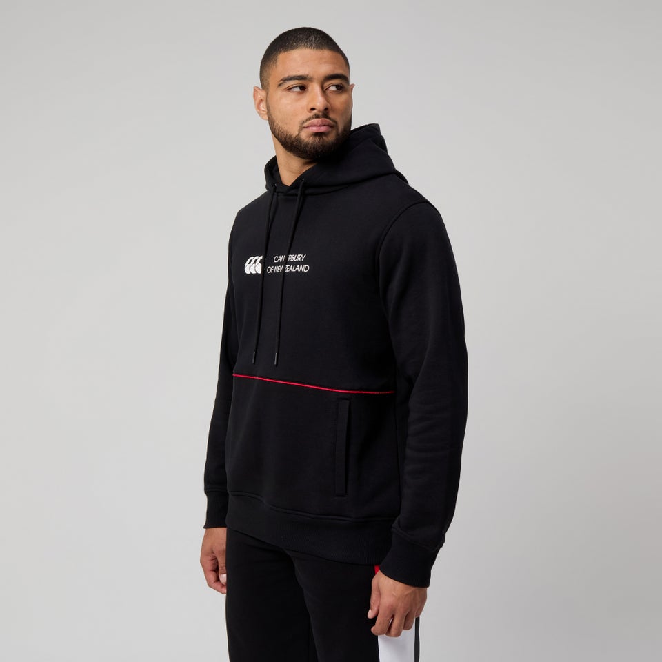 Mens Legends Panel Hoody Black