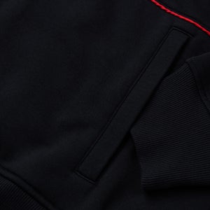 MENS LEGENDS PANEL HOODIE BLACK