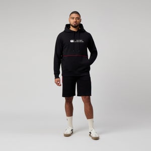 CANTERBURY M LEGENDS PANEL HOODIE AM BLACK - 2XL