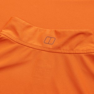 Men's 24/7 Half Zip Long Sleeve Tech Tee - Orange