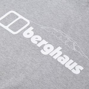 Men's Mountain Checklist Short Sleeve Tee - Grey