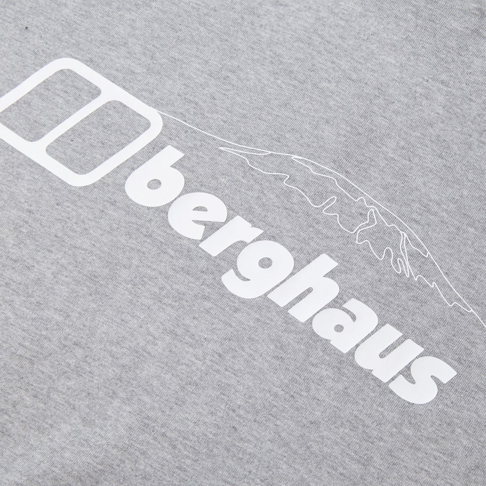 Men's Mountain Checklist Short Sleeve Tee - Grey