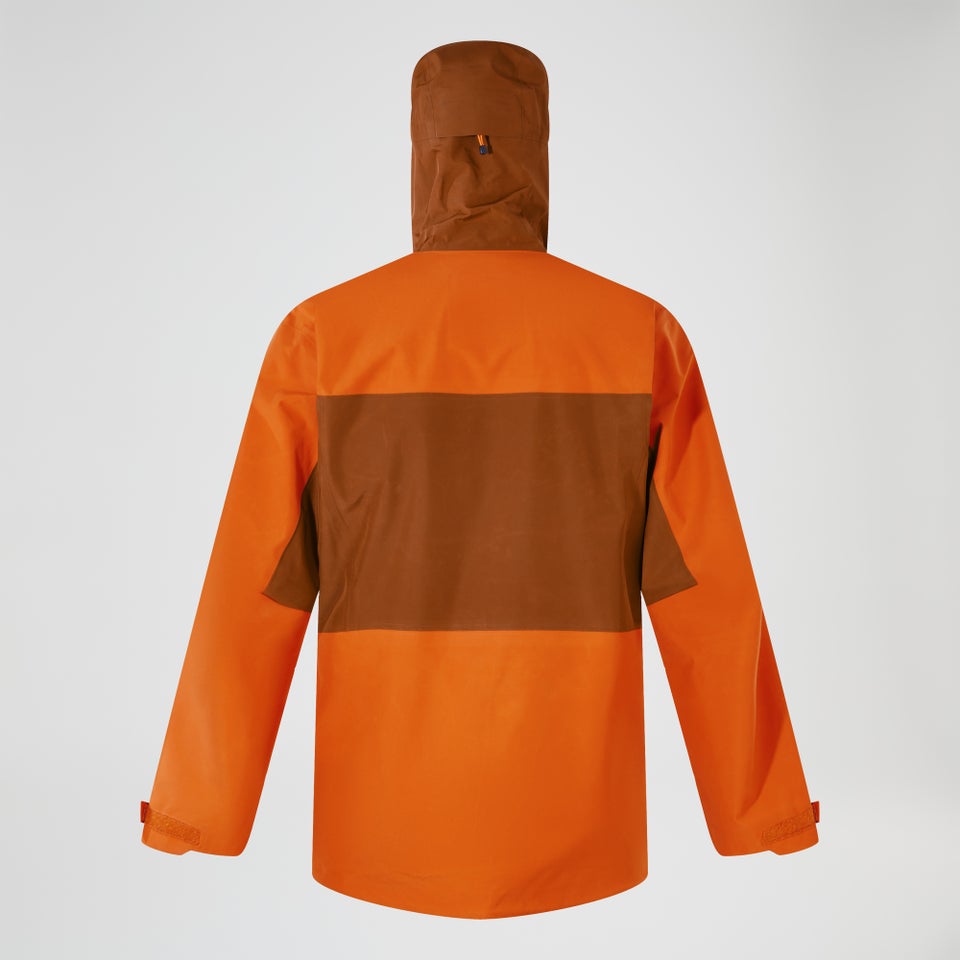 Wasserdichte Ridge-Seeker Herren-Gore-Tex Jacke - Orange/Braun