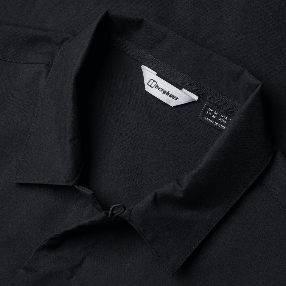 Men's Explorer Long Sleeve Overshirt - Black