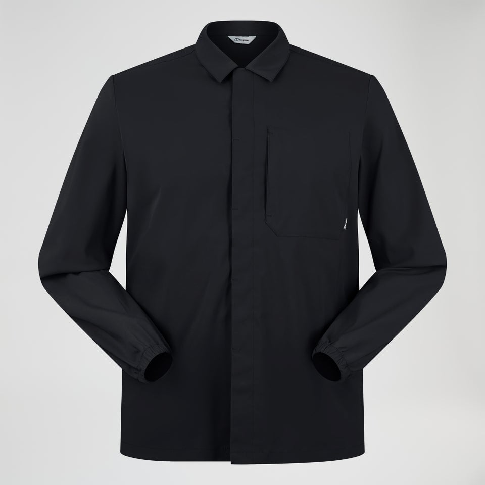 Men's Explorer Long Sleeve Overshirt - Black