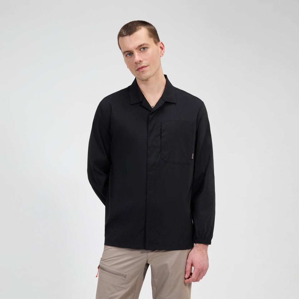 Men's Explorer Long Sleeve Overshirt - Black