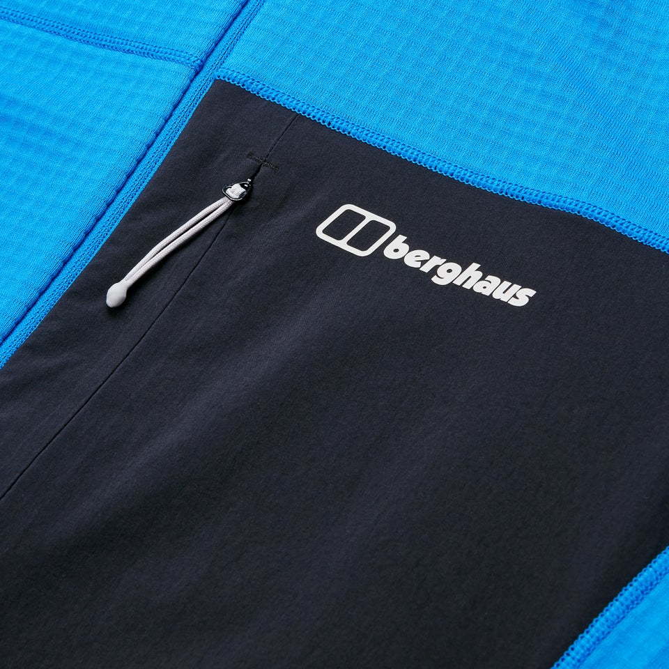 Ridge-Hiker Kapuzenjacke für Herren - Blau/Schwarz