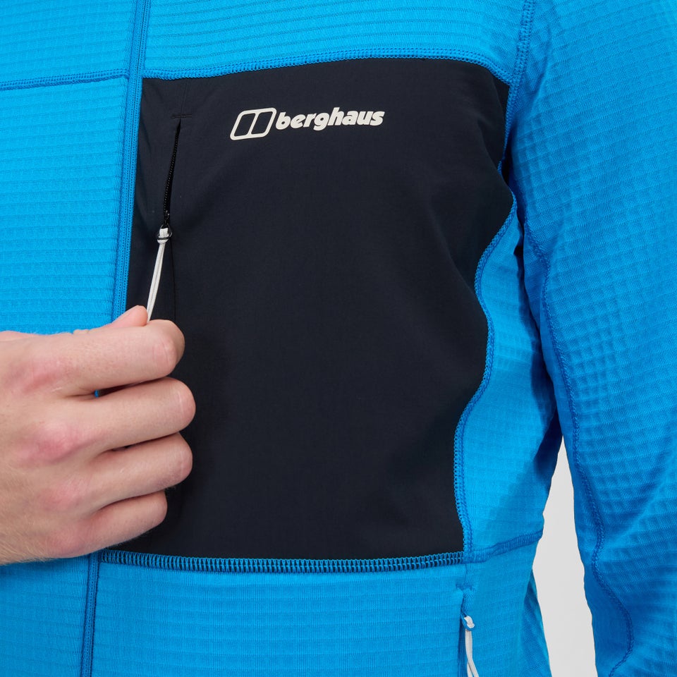 Ridge-Hiker Kapuzenjacke für Herren - Blau/Schwarz