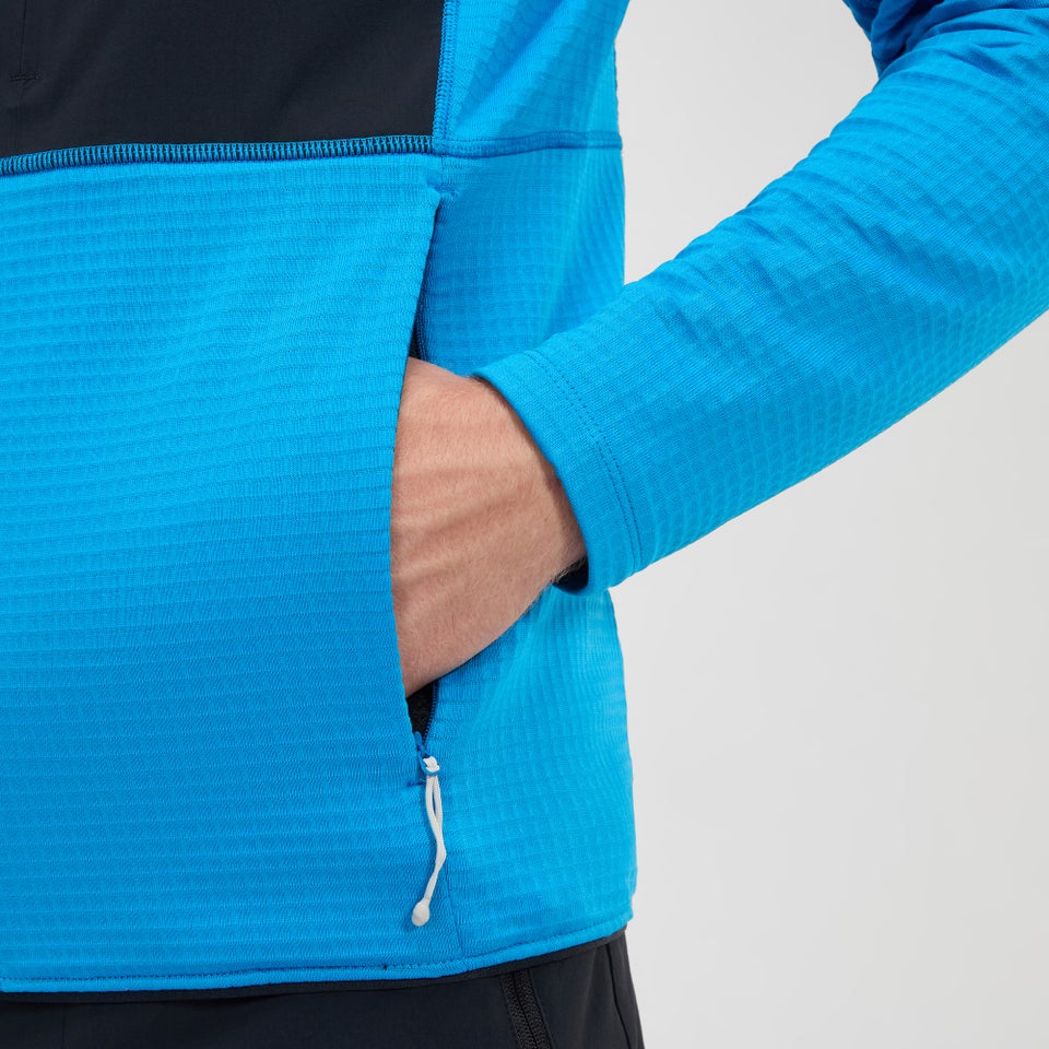 Ridge-Hiker Kapuzenjacke für Herren - Blau/Schwarz