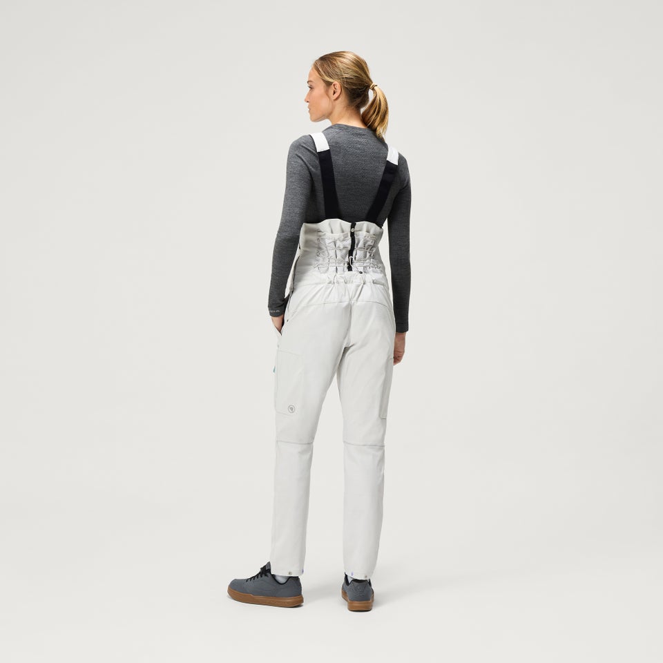 SULTRAC Cargo-Trägerhose für Damen - Grau