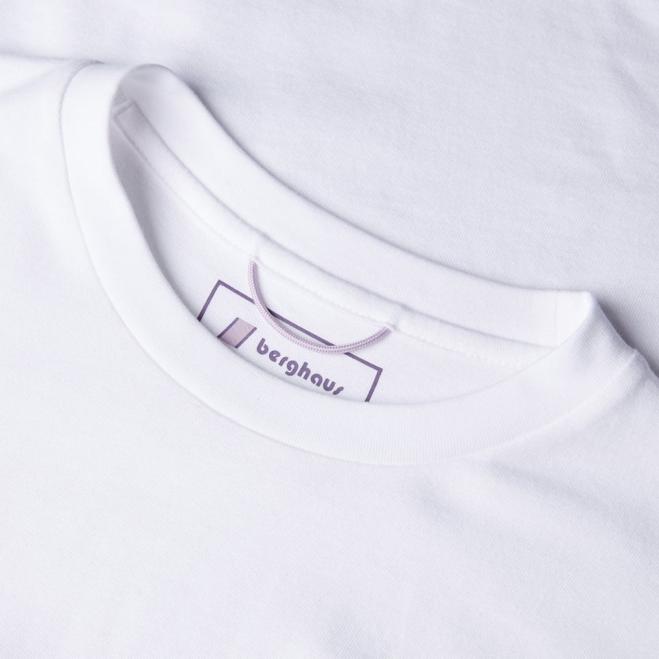 Unisex Sunned Peak Kurzarm Shirt - Weiß