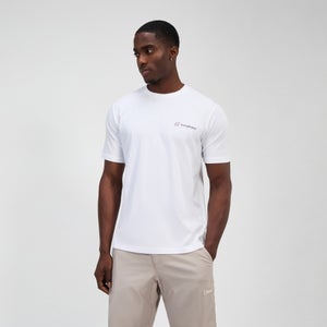 Unisex Sunned Peak Kurzarm Shirt - Weiß