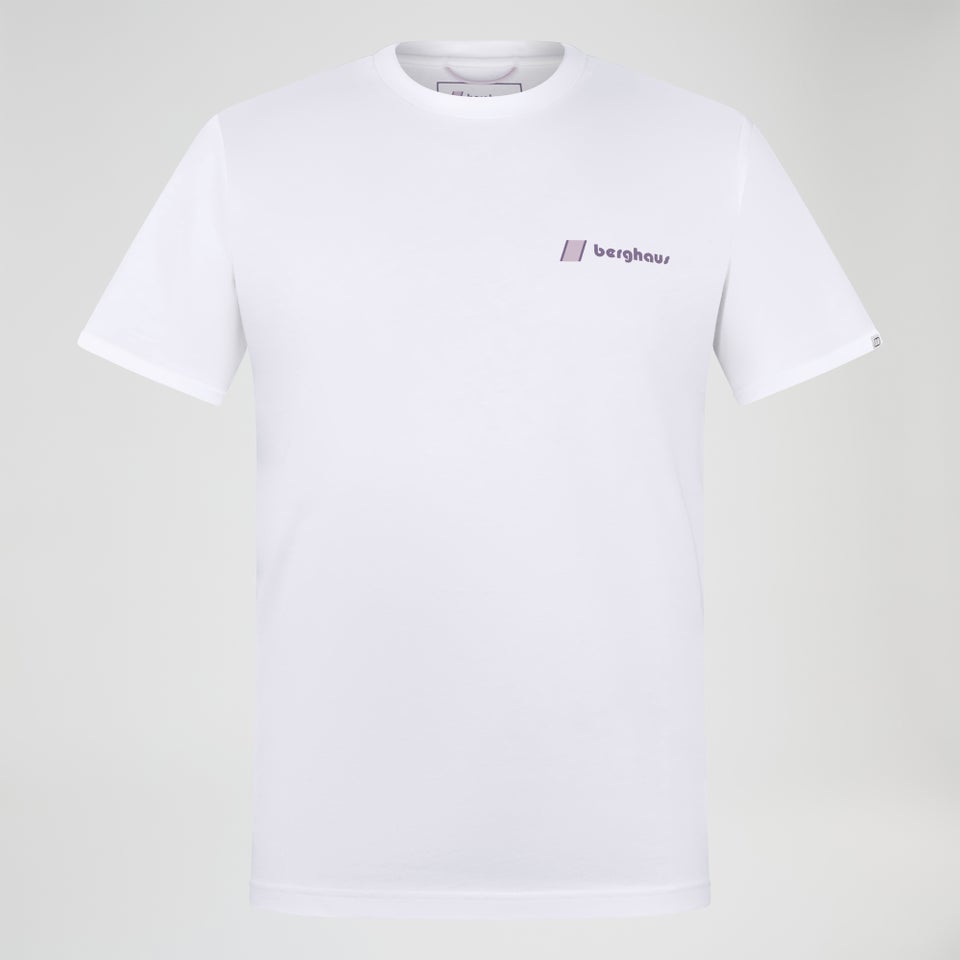Unisex Sunned Peak Short Sleeve Tee - White